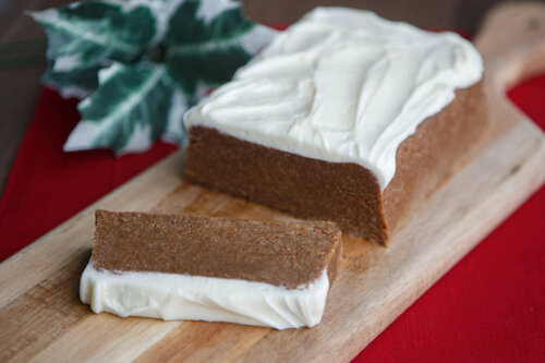 Dysphagia-friendly gingerbread loaf